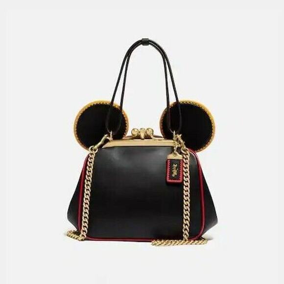 Coach Disney Mickey Mouse X Keith Haring Kisslock Collectible Handbag Purse - Picture 7 of 10